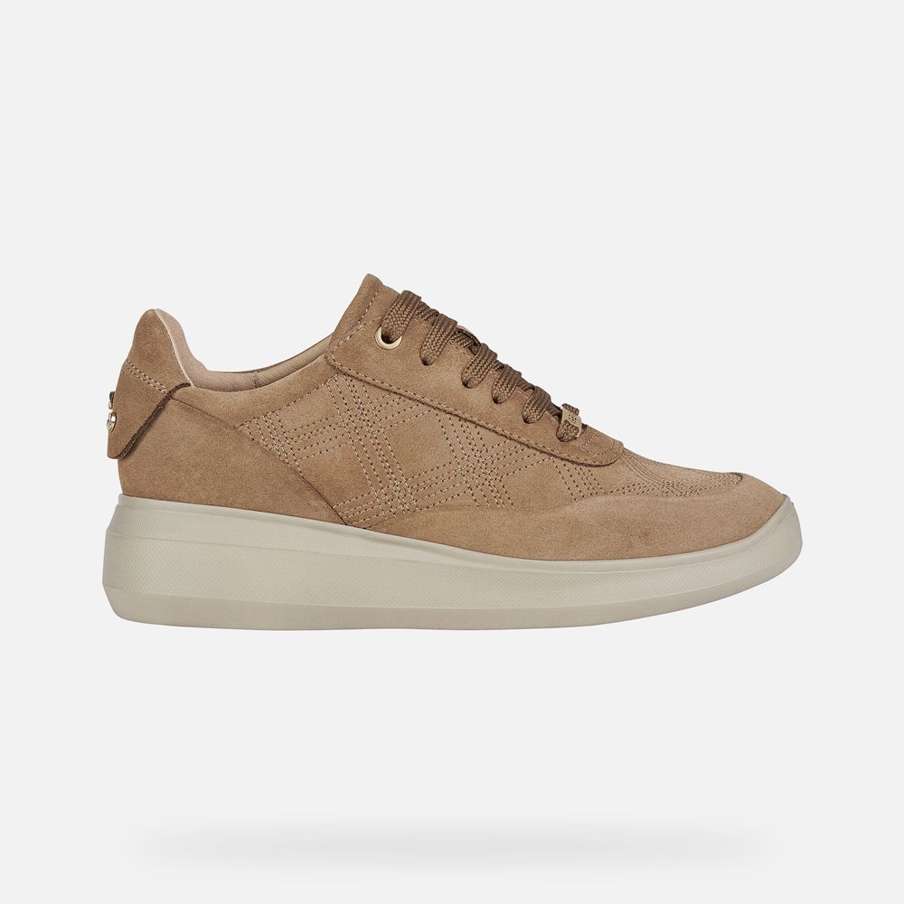 Basket Geox Rubidia - Beige Foncé - Femme 936125-ZSO